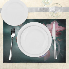 Orchid Flower Butterfly Place Mats