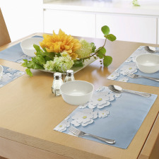 Abstract Cherry Blossom Place Mats