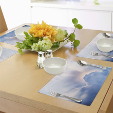 Sunbeam and Fluffy Clouds Place Mats