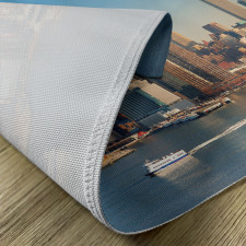 NYC Skyline River Scenery Place Mats