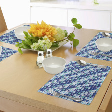 Vintage Mosaics Squares Place Mats