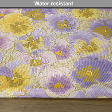 Hand Drawn Pansy Garden Place Mats