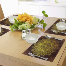 Oriental Snowflake Art Place Mats