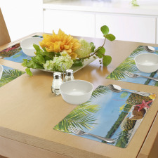 Coconut Pineapple Summer Place Mats