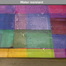 Rainbow Colors Squares Place Mats