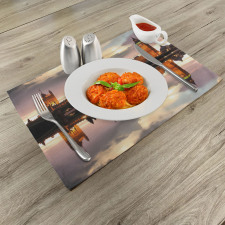 Surreal Evening Big Ben Place Mats