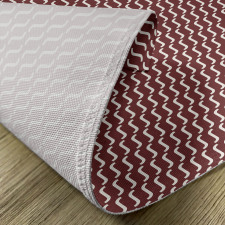 Cutrvy Wavy Lines Dark Tile Place Mats