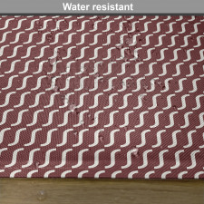 Cutrvy Wavy Lines Dark Tile Place Mats