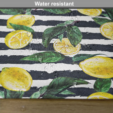 Fresh Lemons Striped Place Mats