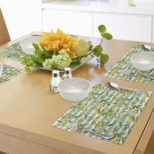 Blooming Lemon Tree Place Mats