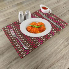 Vibrant Heart Romance Place Mats