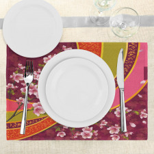 Sakura Blossom Japanese Place Mats