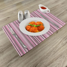 Retro Vintage Stripes Place Mats