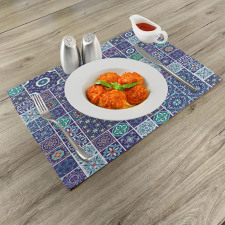 Traditional Mosaic Tile Place Mats