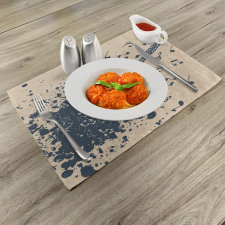 Acoustic Guitar Notes Place Mats