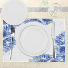 Delicate Crocus Border Place Mats