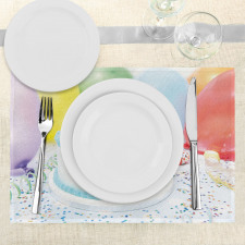 Colorful Ballons Place Mats