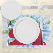 Abstract Balloons Place Mats