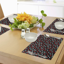 Snow Like Polka Dots Place Mats