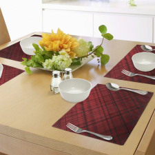 Scottish Kilt Pattern Place Mats