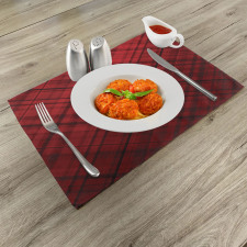 Scottish Kilt Pattern Place Mats