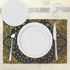 Boho Paisley Folklore Place Mats