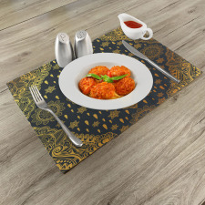 Boho Paisley Folklore Place Mats