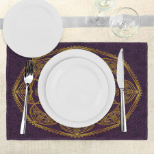 Lace Like Circular Place Mats