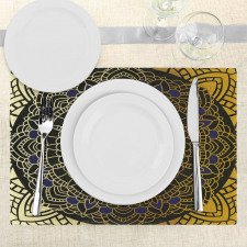 Lotus Inspired Design Place Mats