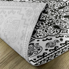 Lace Paisley Black Mehndi Place Mats