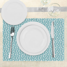 Polka Dots Romantic Art Place Mats