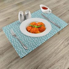 Polka Dots Romantic Art Place Mats