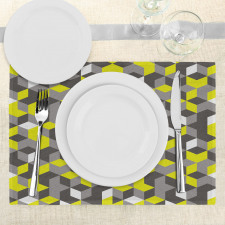 Modern Box Cubes Place Mats