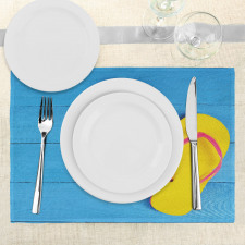 Flip Flops Pier Place Mats