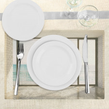 Coastal Scene Ocean View Place Mats