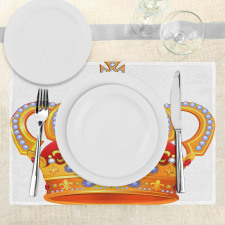 Majestic Royal Sign Crown Place Mats