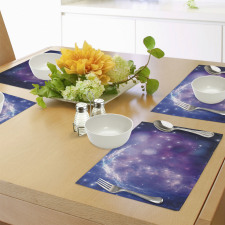 Purple Nebula Place Mats