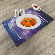 Purple Nebula Place Mats