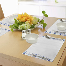 Border Design Spirals Place Mats