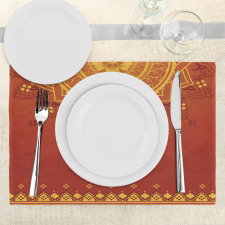 Traditional Saree Place Mats