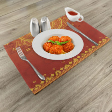 Traditional Saree Place Mats