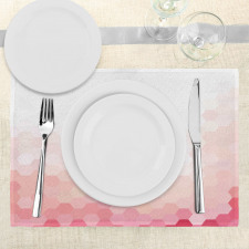 Geometric Digital Place Mats