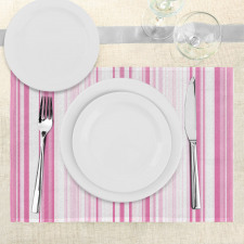 Vertically Striped Place Mats