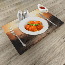 Deer Morning Sun Place Mats