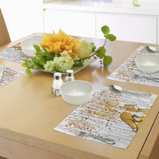 Fox Autumn Forest Place Mats