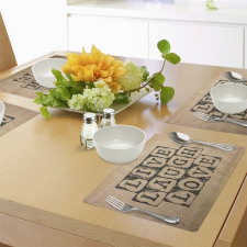 Grungy Vintage Place Mats