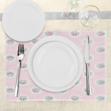 Retro Floral Cabin Place Mats