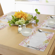 Floral Spring Wreath Place Mats