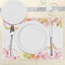 Floral Spring Wreath Place Mats