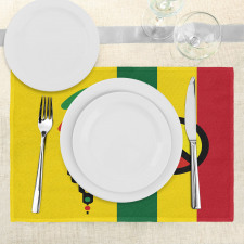 Reggae Music Peace Place Mats